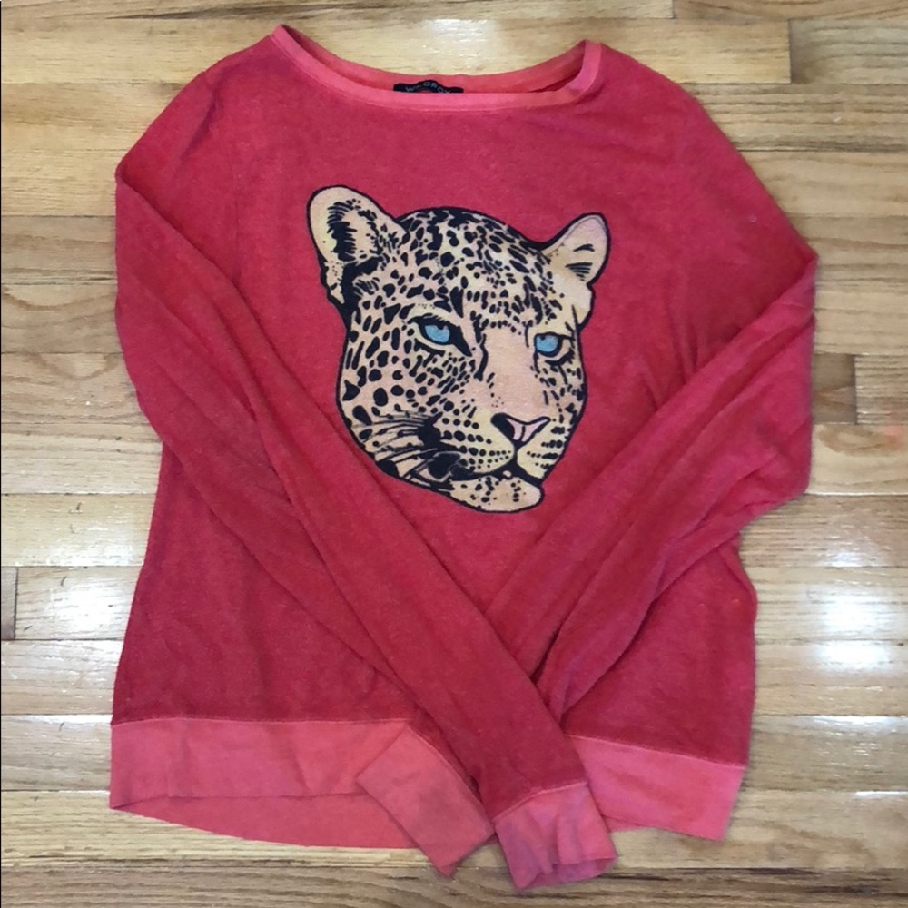 Wildfox Leopard sweatshirt